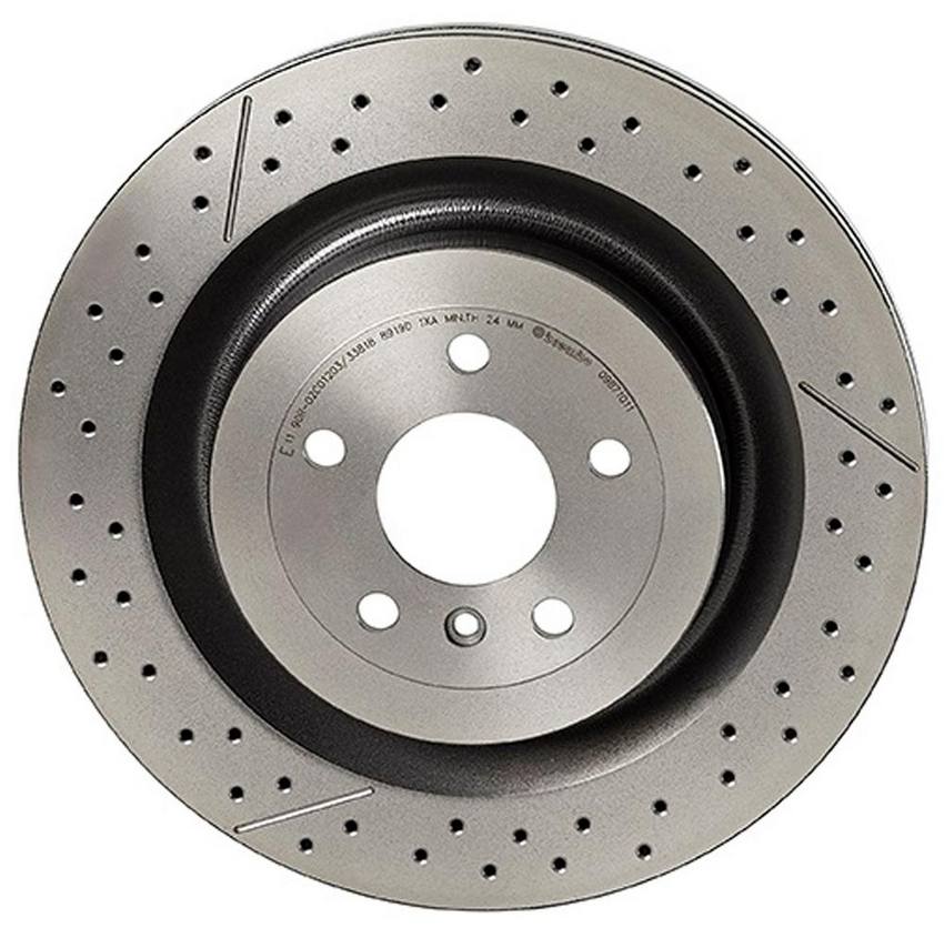 Mercedes Brembo Disc Brake Rotor - Rear (345mm) 1664230512